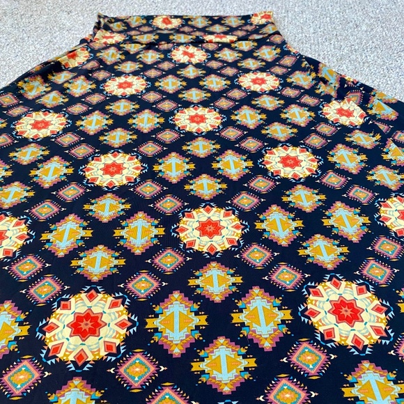Lularoe Maxi Skirt Small Geometric Long Mandala Summer Spring Pattern Dress - Picture 6 of 6